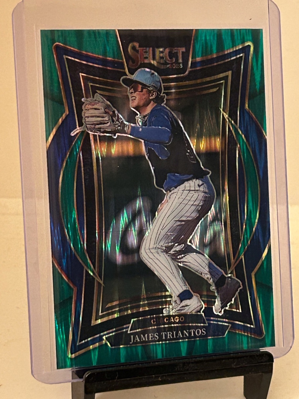 James Triantos 2025 Panini Select Baseball Green flash